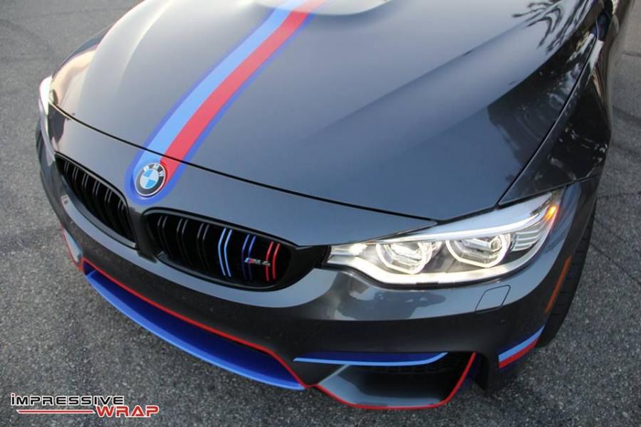  BMW M4 Coupe by Impressive Wrap 2016 года  (фото 4 из 12)